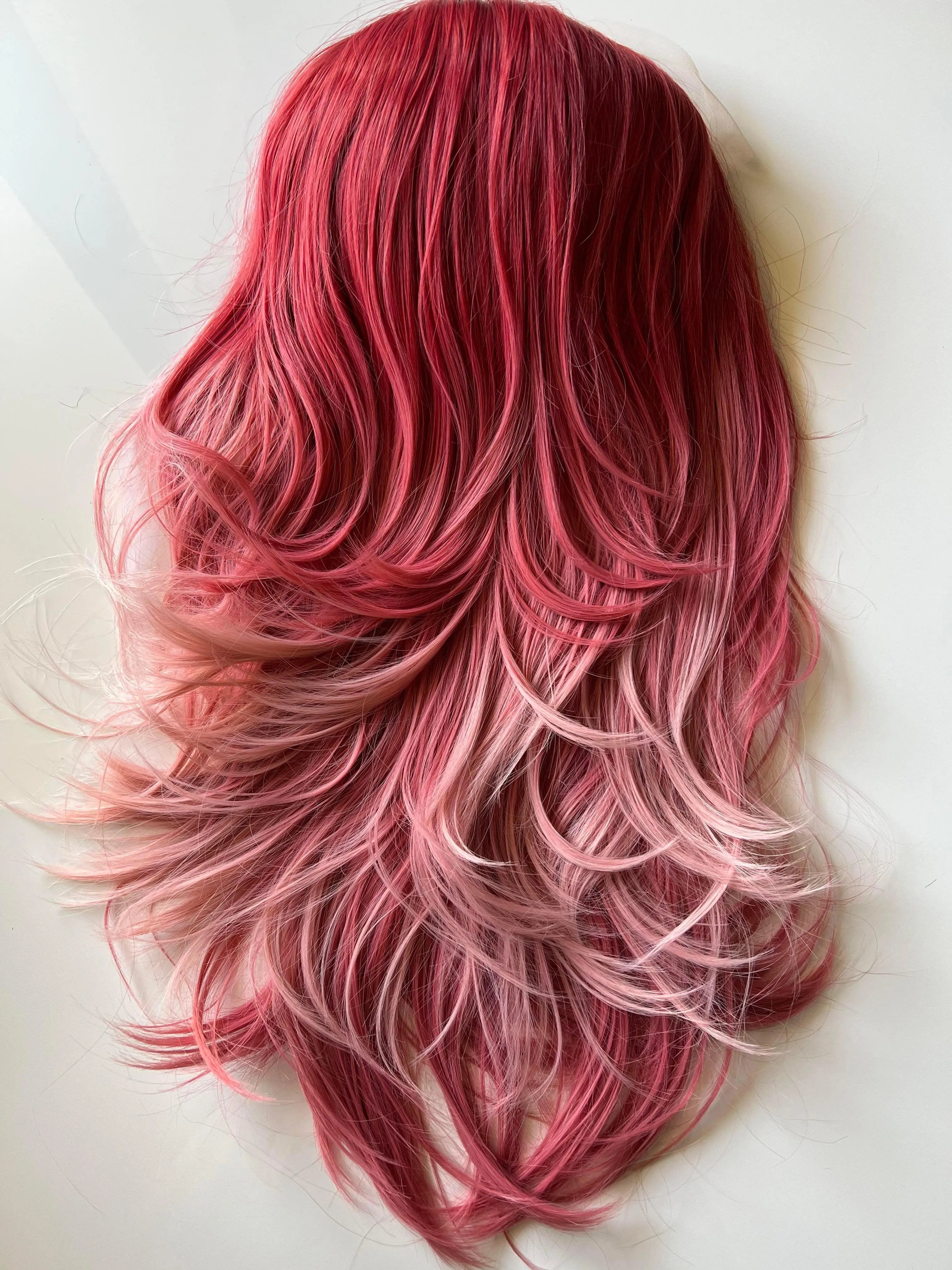 Pink Mix straight Wig - Take A Peek