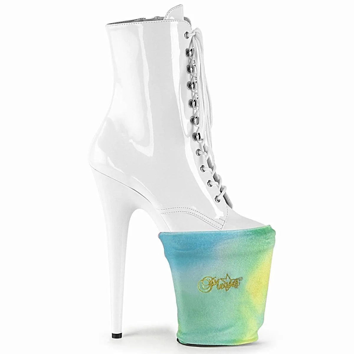 PLEASER POLE SHOE PROTECTORS RAINBOW VELVET - Take A Peek