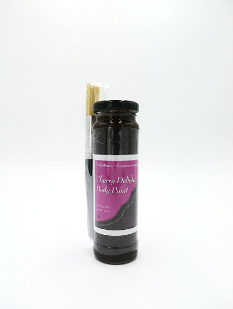 Valentinos Cherry Delight Chocolate Body Paint 185g-007390