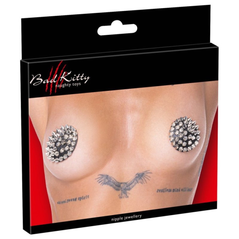 Bad Kitty Spike Nipple Stickers-0781975