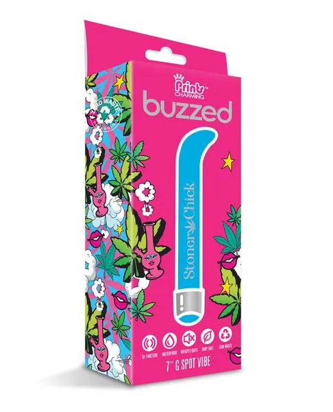 Prints Charming Buzzed 7" G Spot Vibe Stoner Chick - Take A Peek