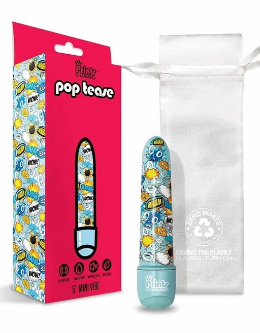 Prints Charming Pop Tease 5" Mini Vibe Wham - Blue - Take A Peek