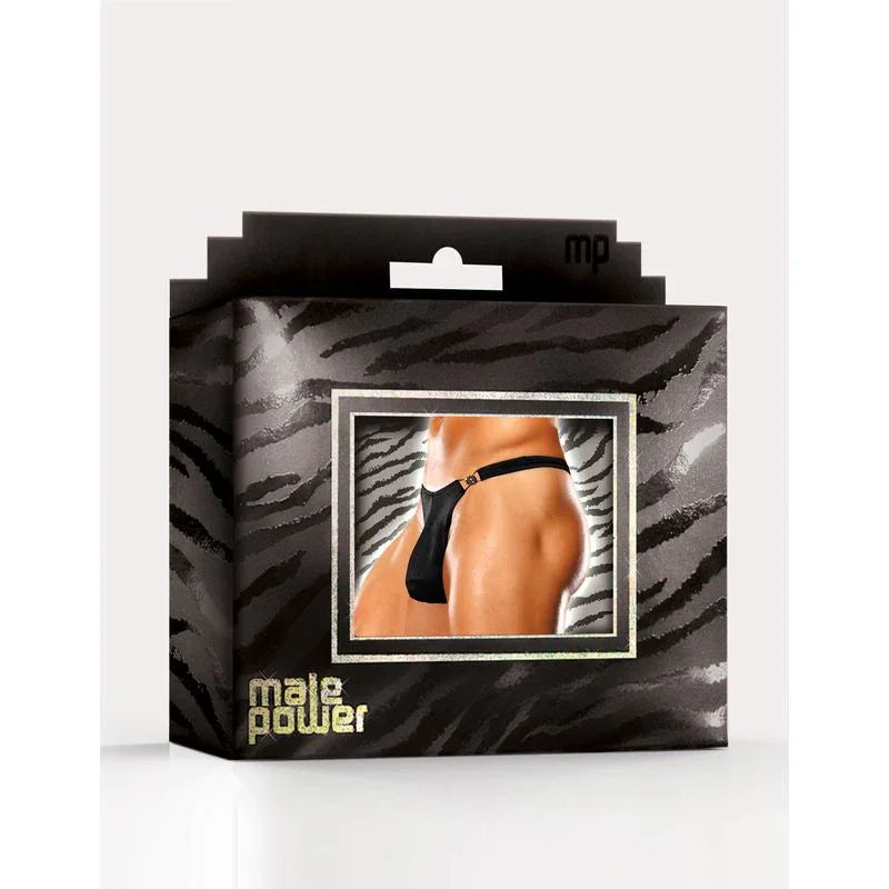 Male Power Spandex Quick Release Bong Clip Thong - Take A Peek