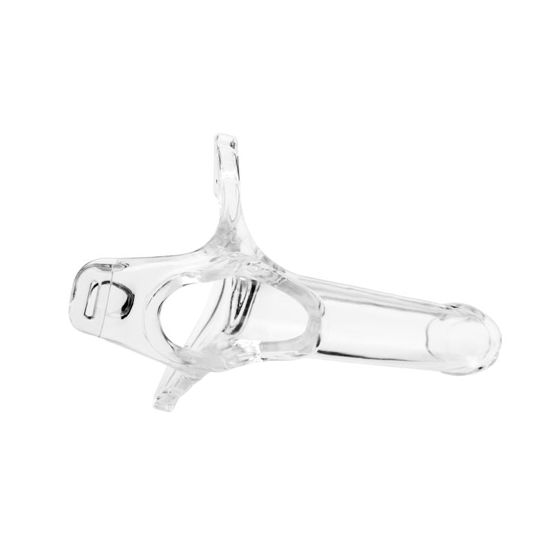 Zoro Knight 6in Hollow Shaft Clear Strap On
