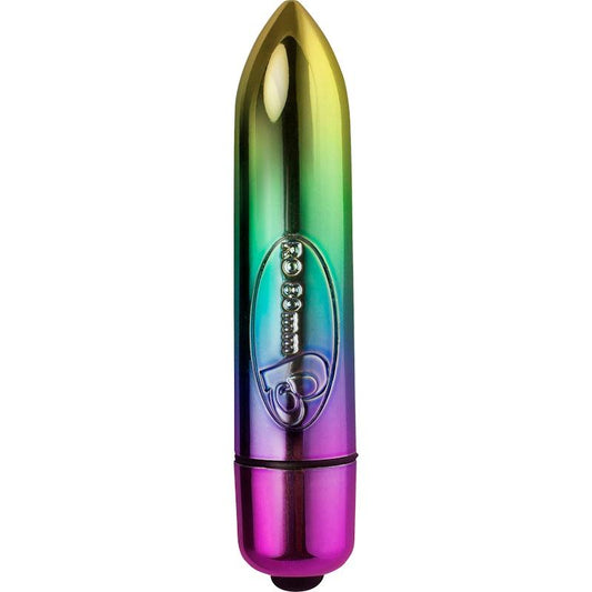 RO-80mm 7 Speed Rainbow Vibrating Bullet - Take A Peek