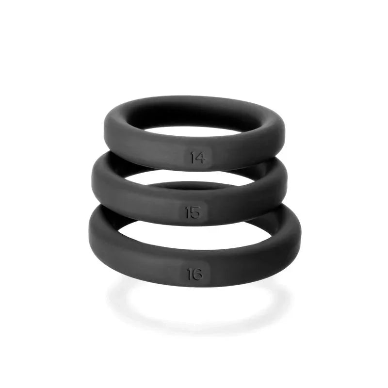 Xact-Fit Silicone Rings Medium 3 Ring Kit - Take A Peek