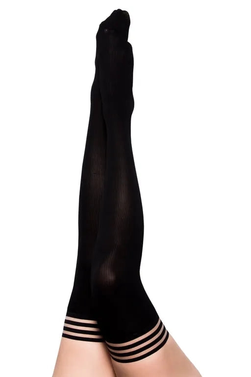 Kixies DanaLynn Black Ribbed - size A - Take A Peek