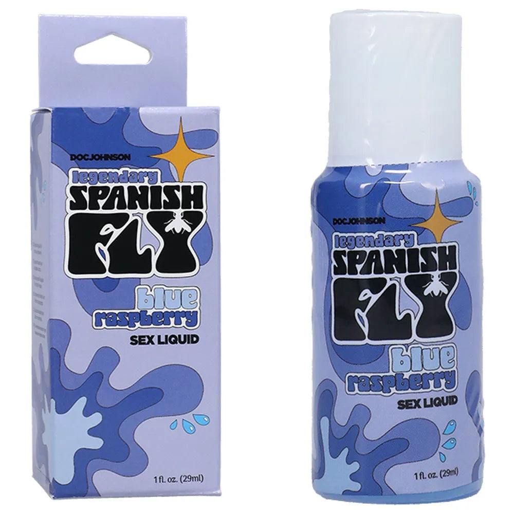 Spanish Fly Sex Liquid - Blue Raspberry - Aphrodisiac Enhancer - 29 ml Bottle - Take A Peek