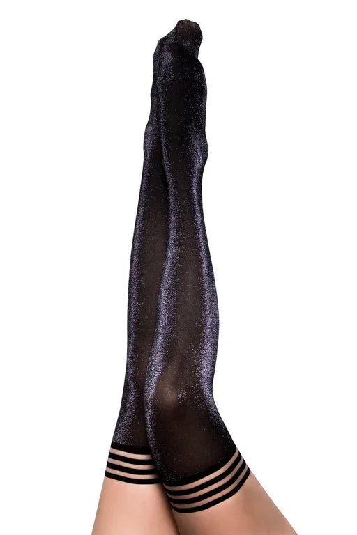 Kixies Kaylee - black shimmer - size C - Take A Peek