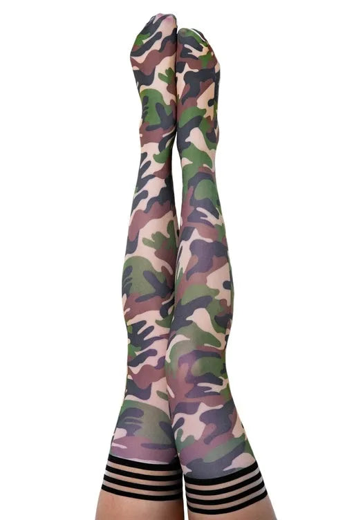 Kixies Alex - Camo Thigh High size A - Take A Peek