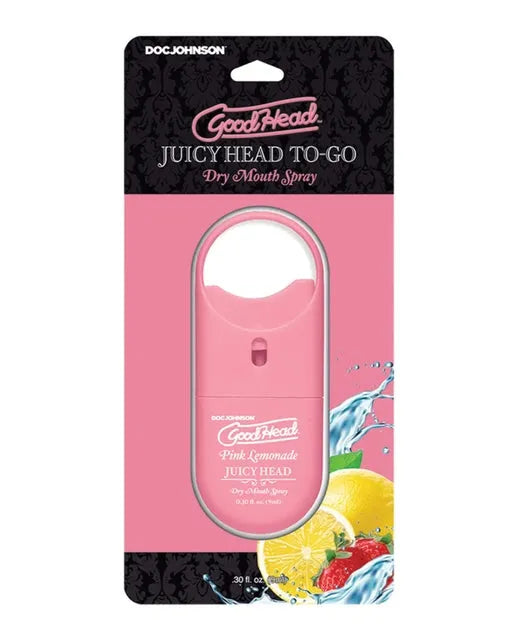 GoodHead - Juicy Head Dry Mouth Spray To-Go - Pink Lemonade - .30 fl. oz. - Take A Peek