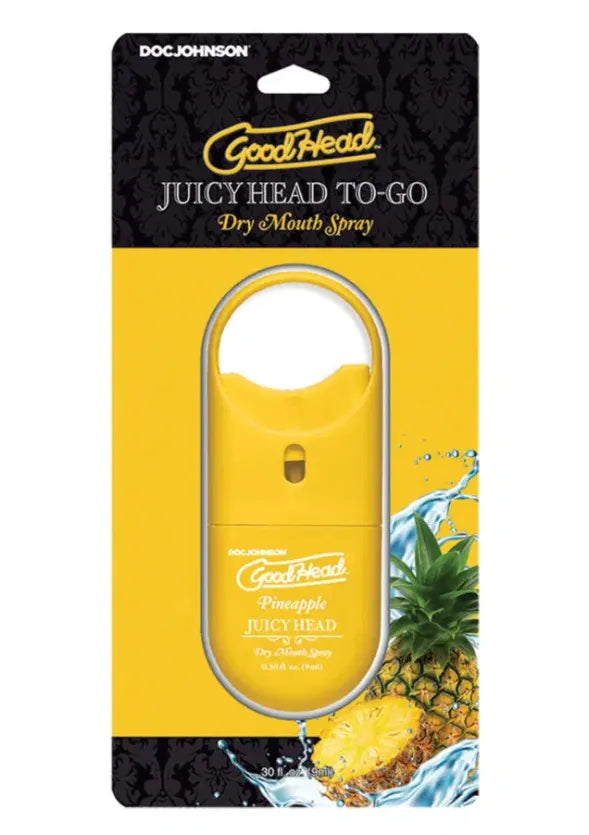 GoodHead - Juicy Head Dry Mouth Spray To-Go - Pineapple - .30 fl. oz. - Take A Peek