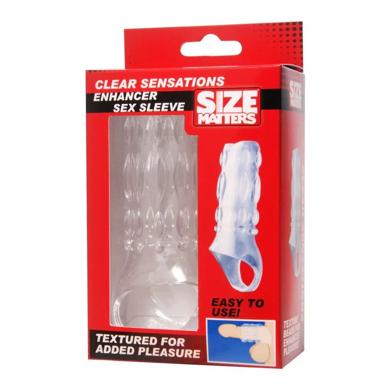 Clear Sensations Enhancer Sex Sleeve - Take A Peek