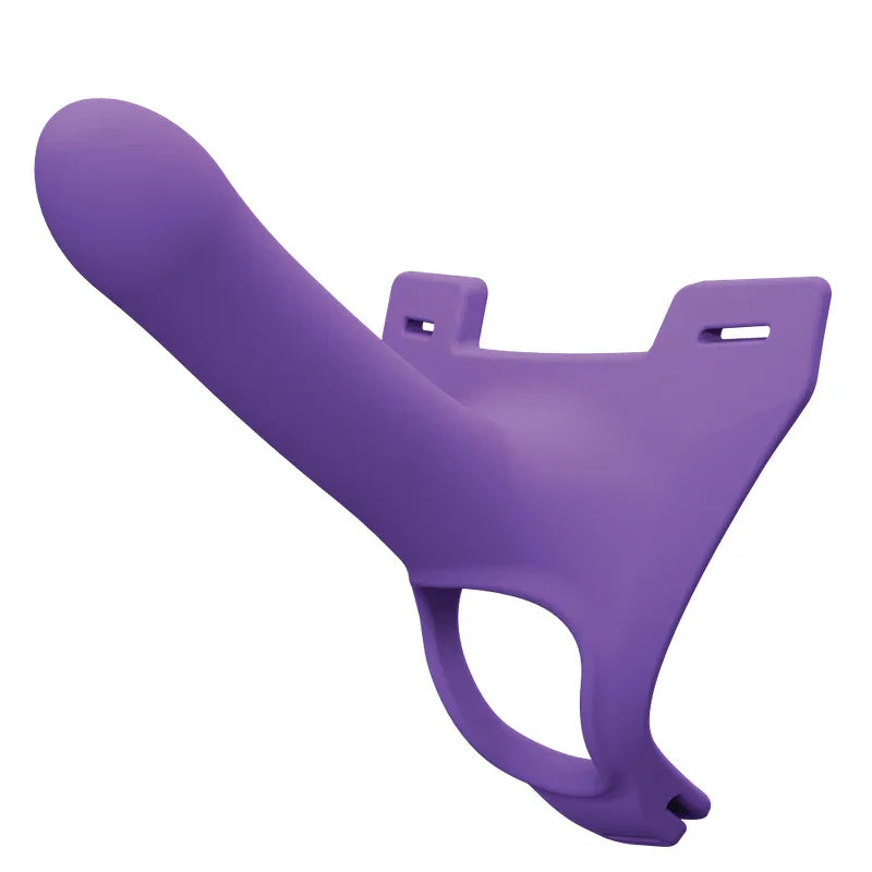 Zoro Strap-On 5.5in Purple - Take A Peek