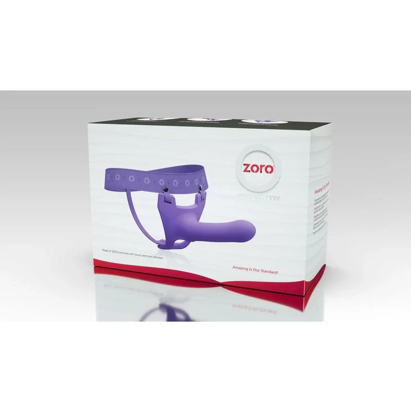 Zoro Strap-On 5.5in Purple - Take A Peek