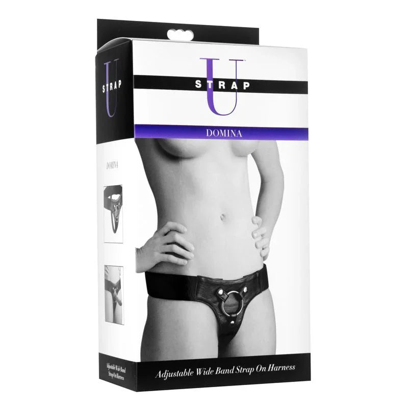 Domina Wide Band Strap On Harness - Take A Peek