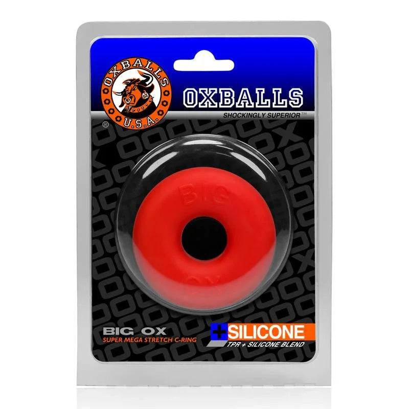 Big Ox Cockring Red Ice