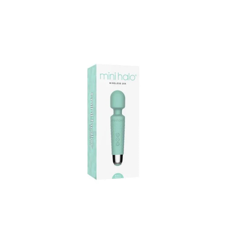 Shibari Mini Wand Halo 20X Minty Green