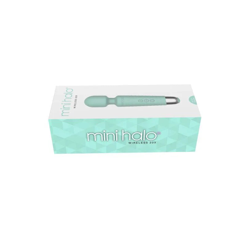Shibari Mini Wand Halo 20X Minty Green