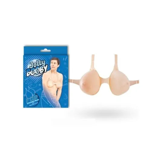 Jolly Booby PVC Inflatable Large Breast Flesh - Take A Peek