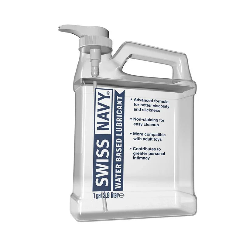Swiss Navy Water Based Lubricant 1gal/3.8L