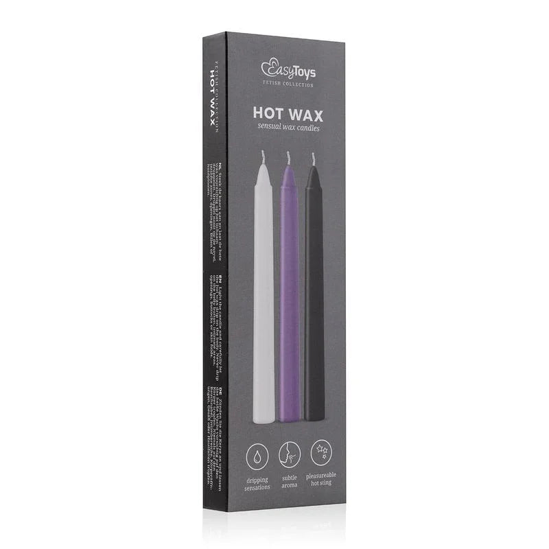 Sensual Hot Wax Candles 3 Pc - Take A Peek