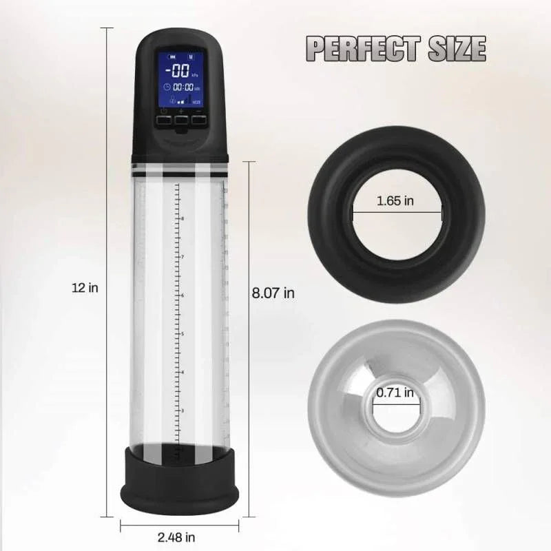 Luxury USB LCD Auto-Pump Clear - Take A Peek