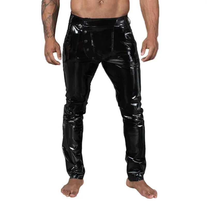 Long Elastic PVC pants