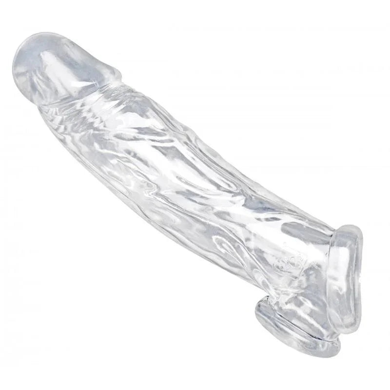 Realistic Clear Penis Enhancer and Ball Stretcher - Take A Peek