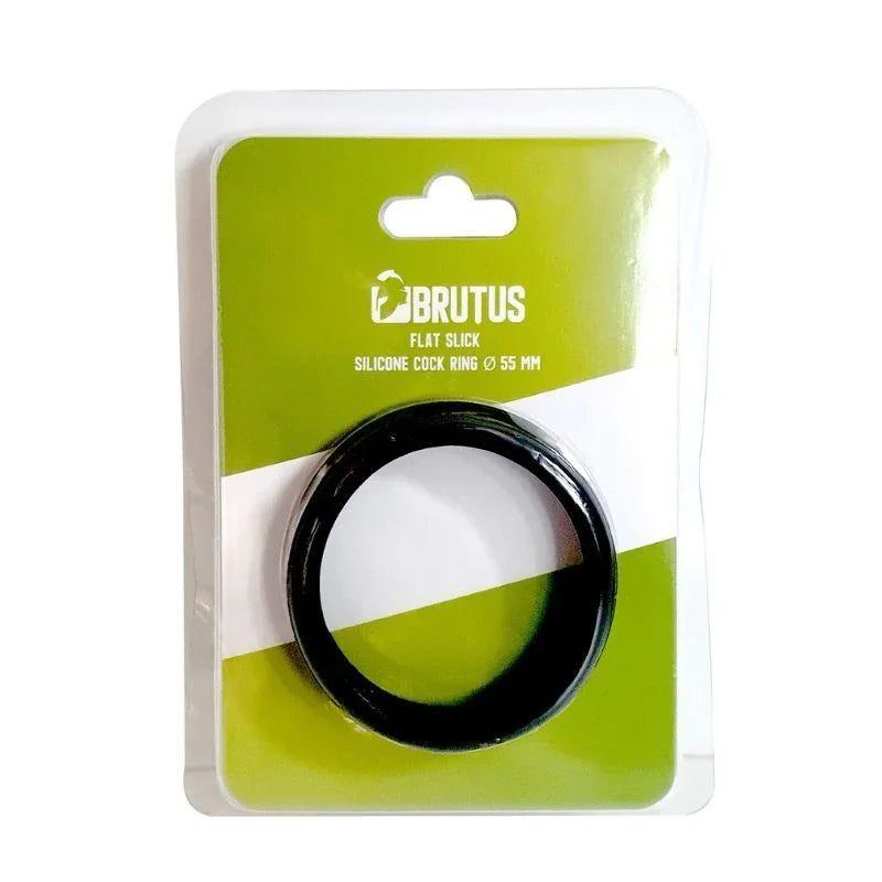 Brutus Flat Slick Cock Ring 55mm - Take A Peek