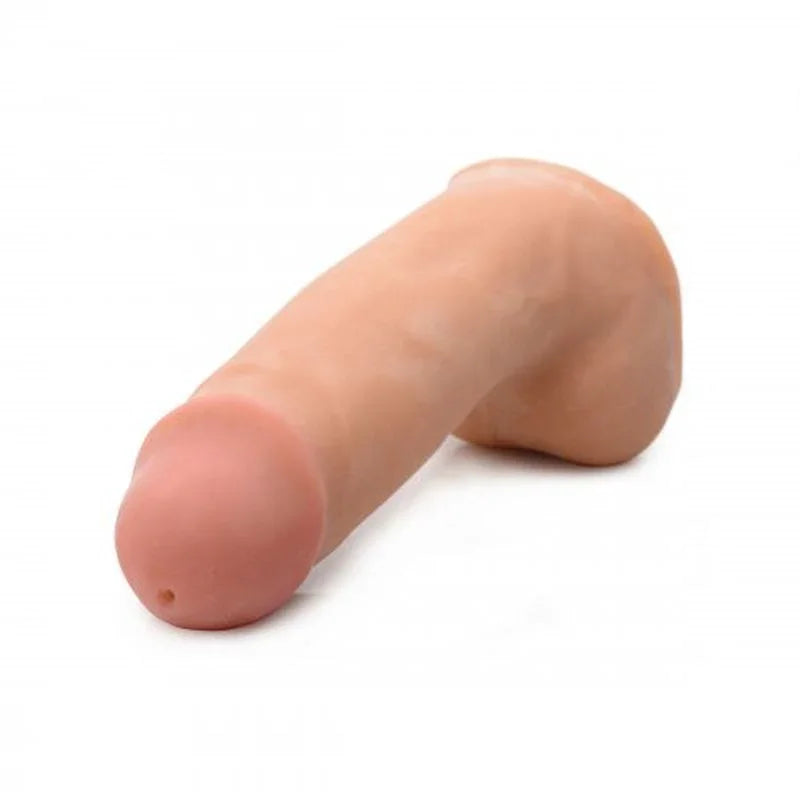 7in Dual Density Squirting Dildo w Balls Reservoir - Take A Peek