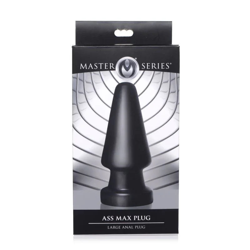 Ass Max Plug Large Anal Plug Black - Take A Peek