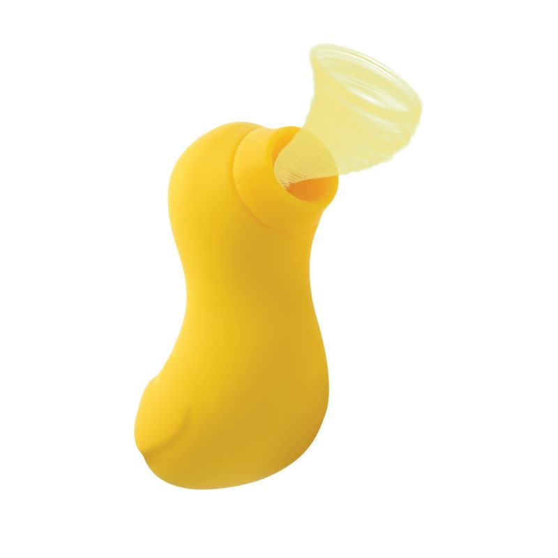 Sucky Ducky Silicone Clitoral Stimulator Yellow