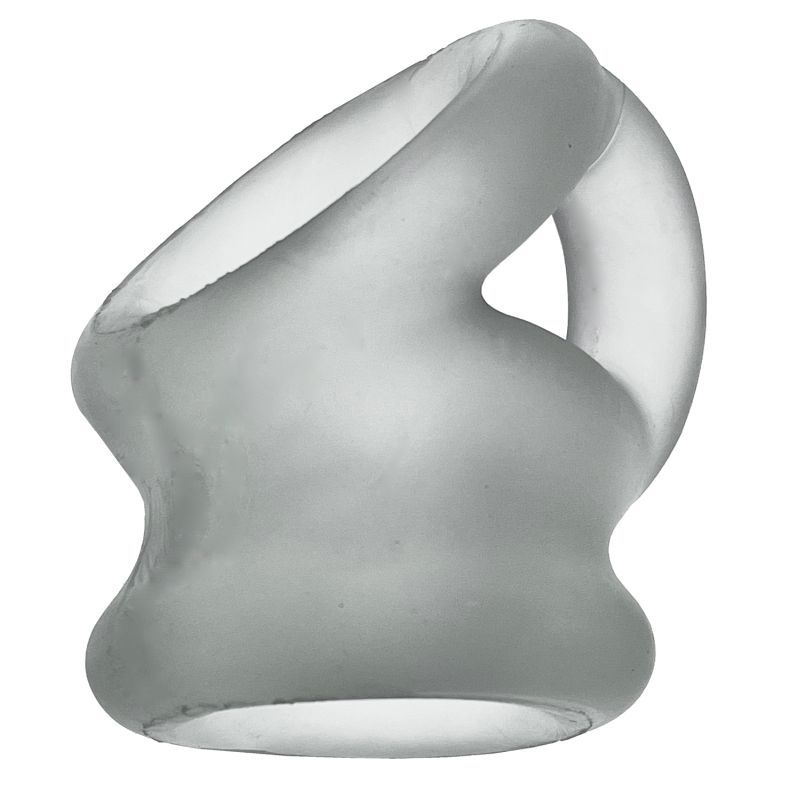 Tri Squeeze Cocksling Ballstretcher Clear Ice