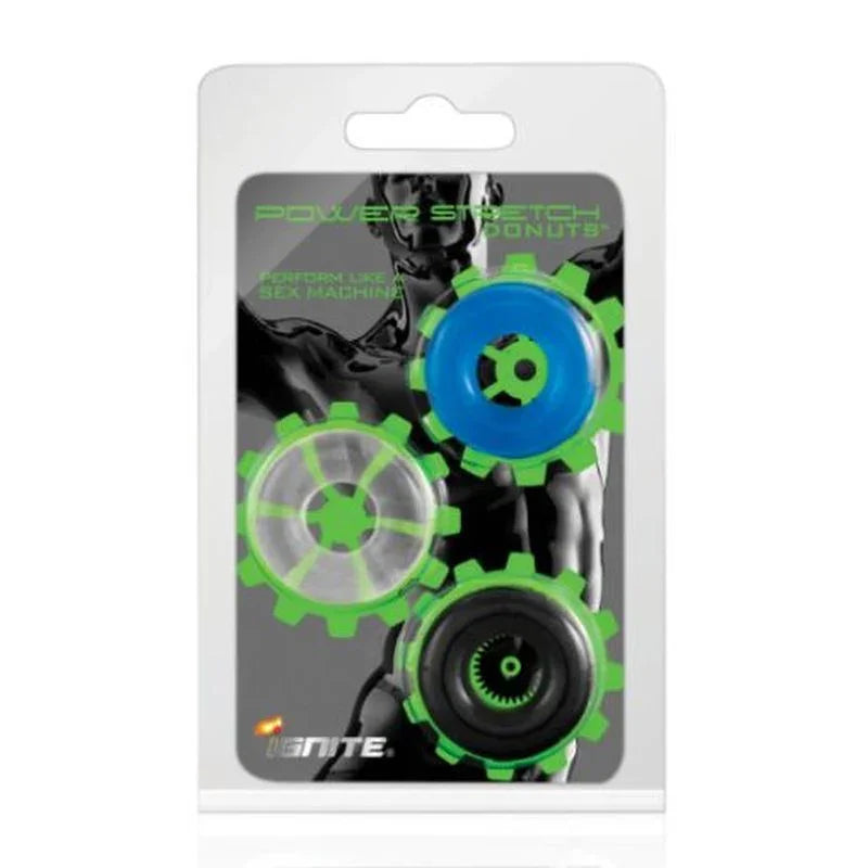 Power Stretch Donuts 3 Pc Multi Colour - Take A Peek