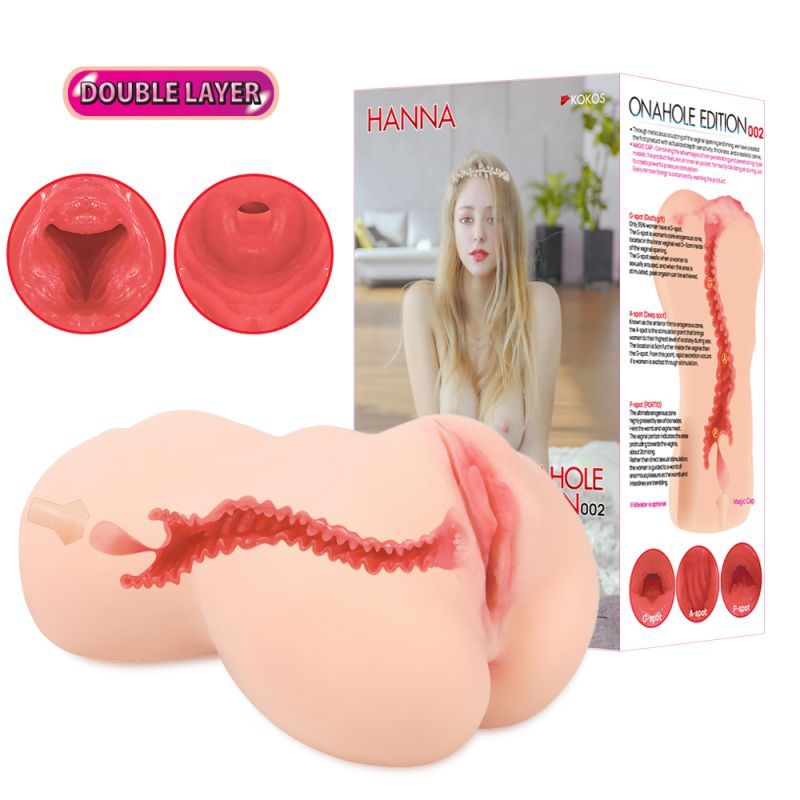 Hanna Onahole 2 Dual Layer 1:1 Handheld Pussy Masturbator