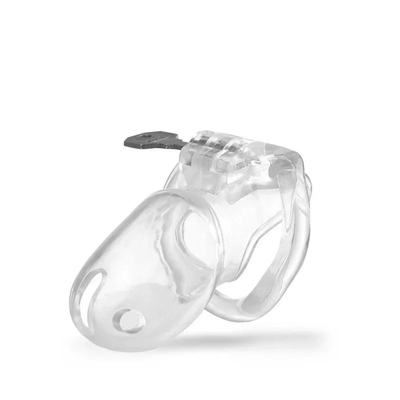 Brutus Stealth Chastity Cage Clear - Take A Peek