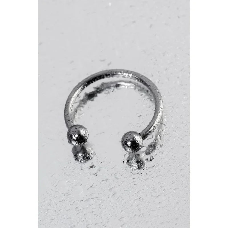 Silver Metal 30mm Penis Erection Ring