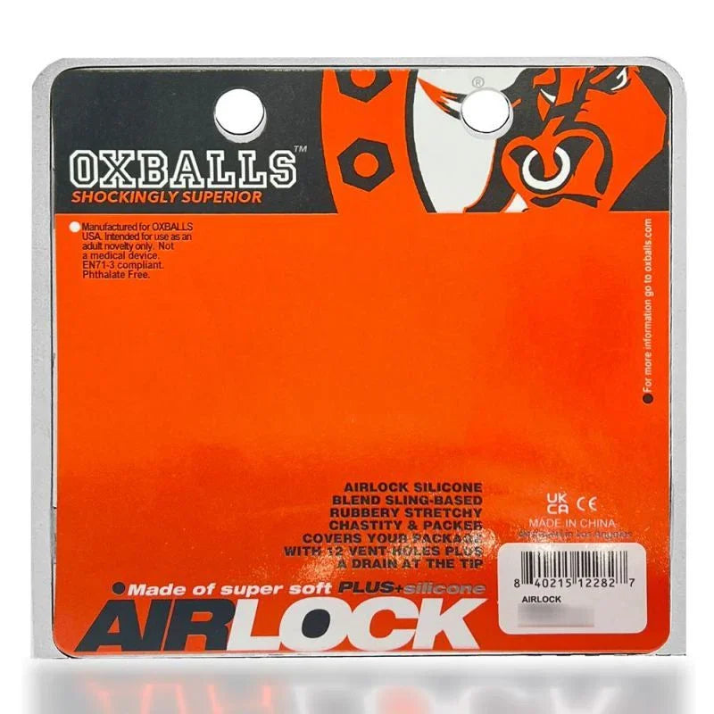 Airlock Air-Lite Vented Chastity Clear Ice - Take A Peek