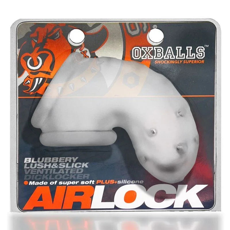 Airlock Air-Lite Vented Chastity Clear Ice - Take A Peek