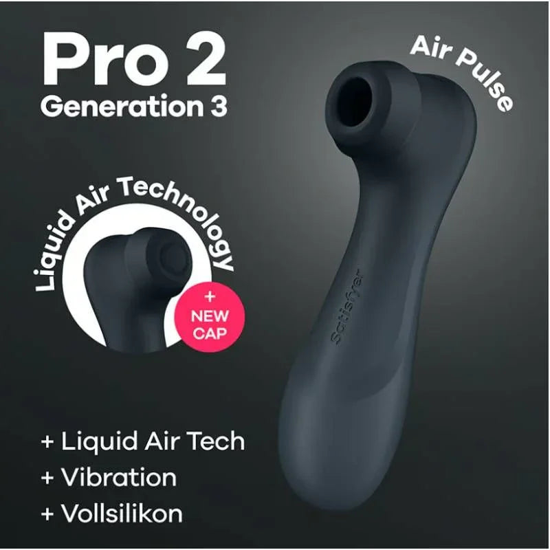 Satisfyer Pro 2 Gen 3 Clitoral Stimulator Black