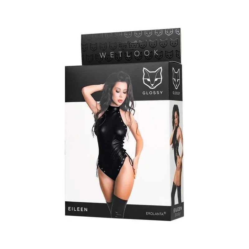 Glossy Eileen Bodysuit - Take A Peek