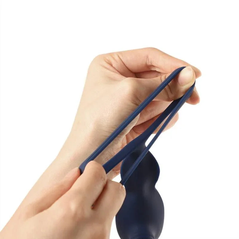 VibraDuo Vibrating Anal Probe and Perineum Stim with Cockring