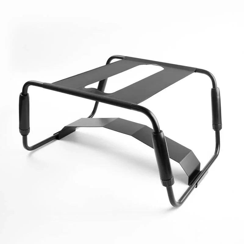 Sex Chair Adjustable Height Black w Arch Bridge - Take A Peek
