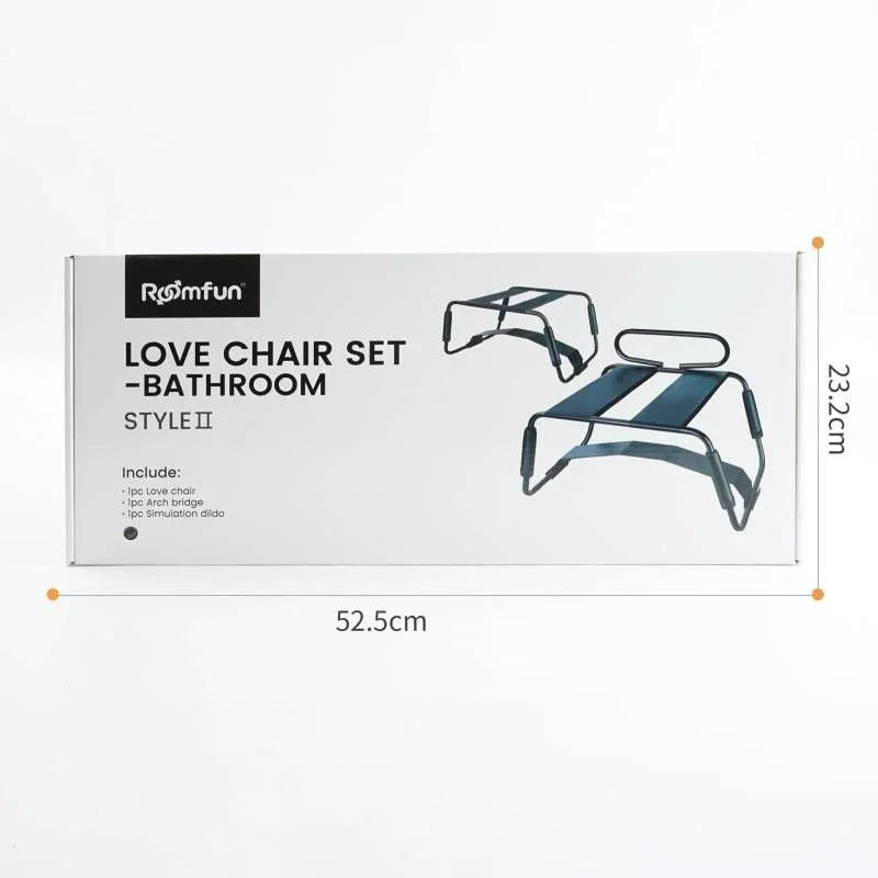 Sex Chair Adjustable Height Black w Arch Bridge - Take A Peek