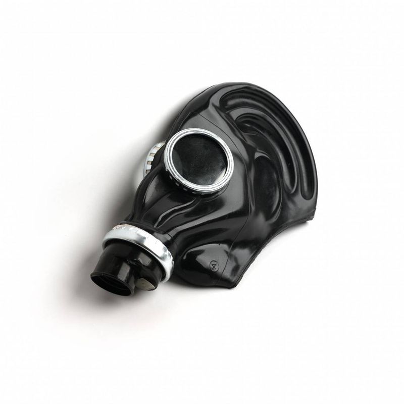 Classic 80s Fetish Rubber Gas Mask