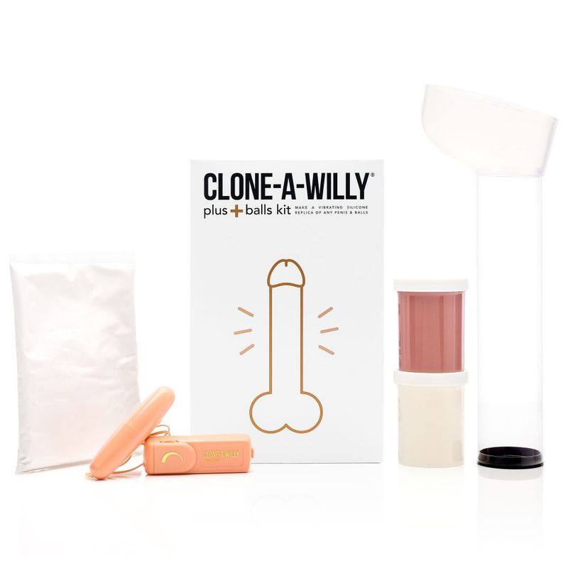 Clone a Willy Plus Balls Kit Medium Skin Tone - Take A Peek
