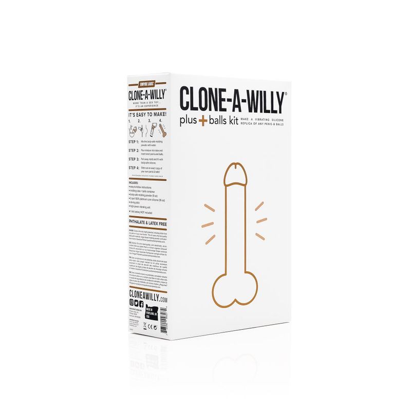 Clone a Willy Plus Balls Kit Medium Skin Tone - Take A Peek