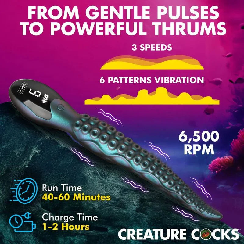 Tentavibe Silicone Vibrator - Take A Peek