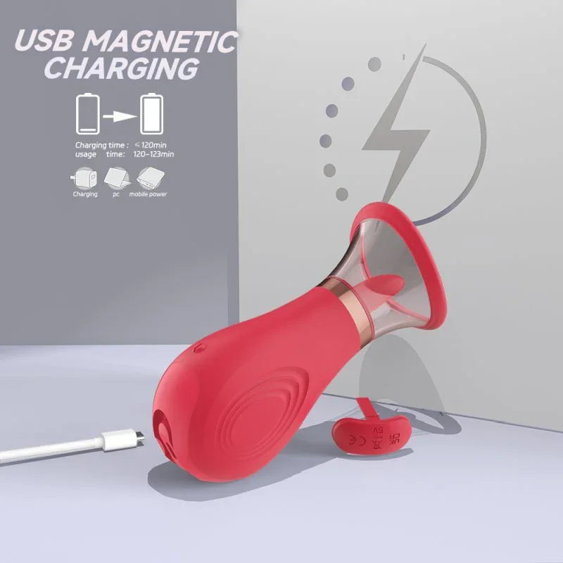 Sybil 3-in-1 Sucking Licking Tickling Stimulator - Take A Peek